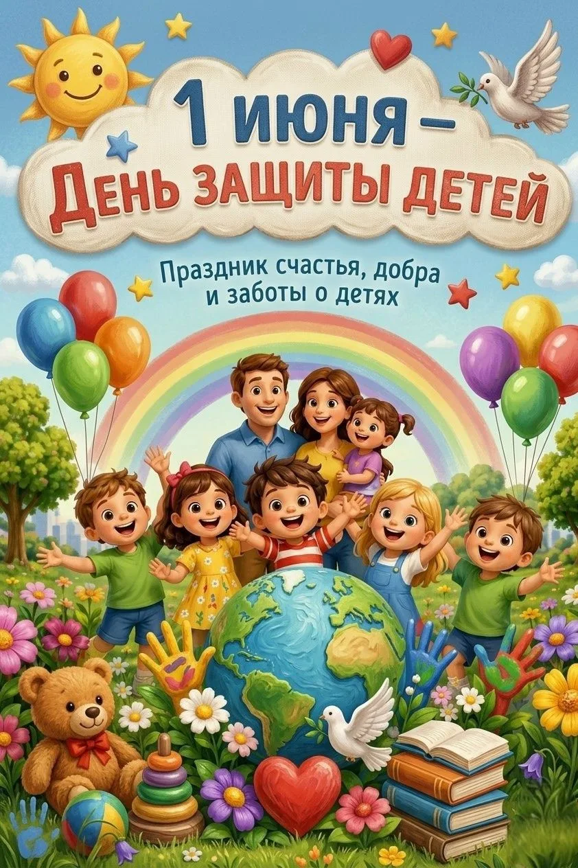 🌈 1 июня — особенный день для каждого из нас!

📣 Сегодня во всём мире отмечается Международный ден