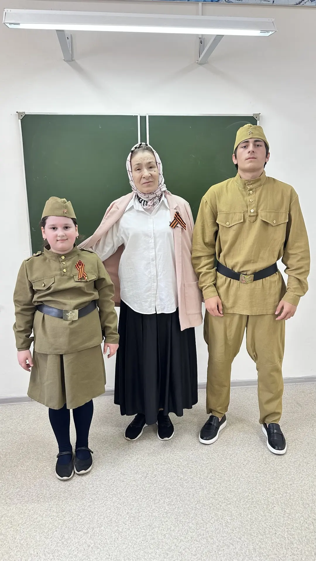 🏫В преддверии Дня Победы учащиеся МБОУ "СОШ № 29" г. Грозного присоединились к патриотической акции