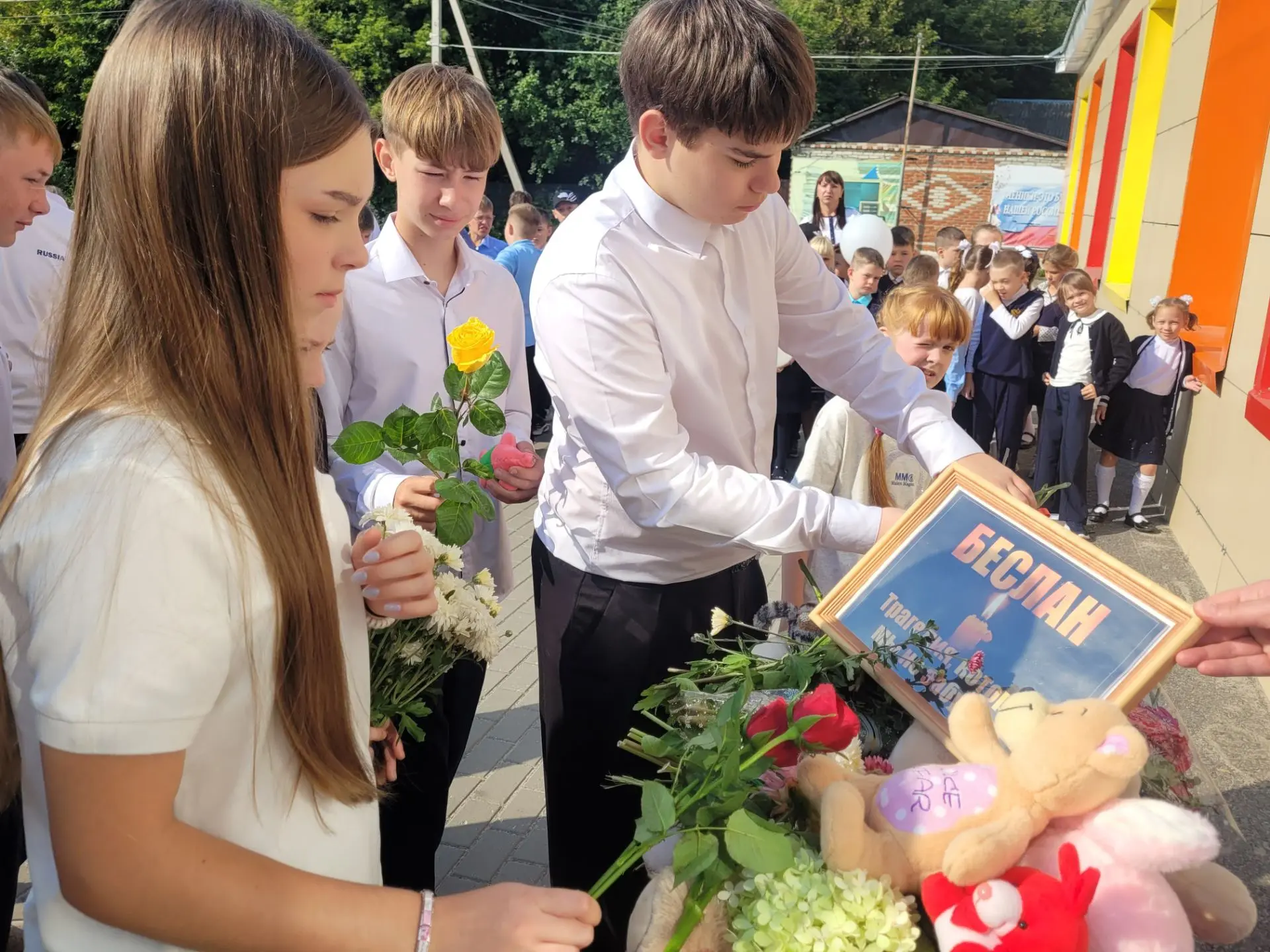 🕊 🕯 Линейка памяти в нашей школе