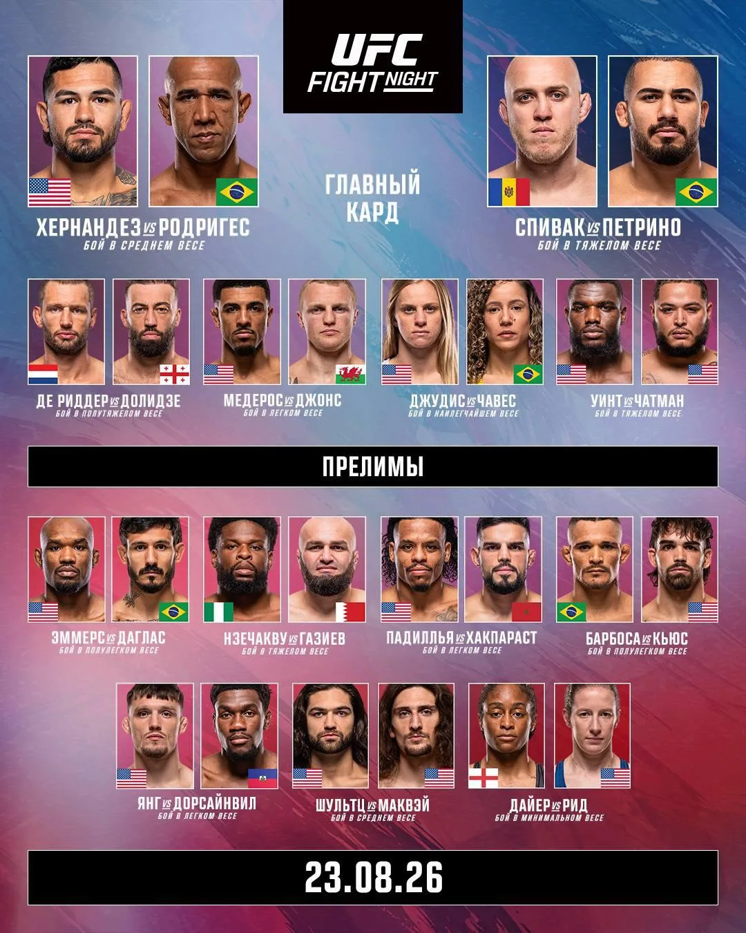 ⚡Кард #UFCSacramento