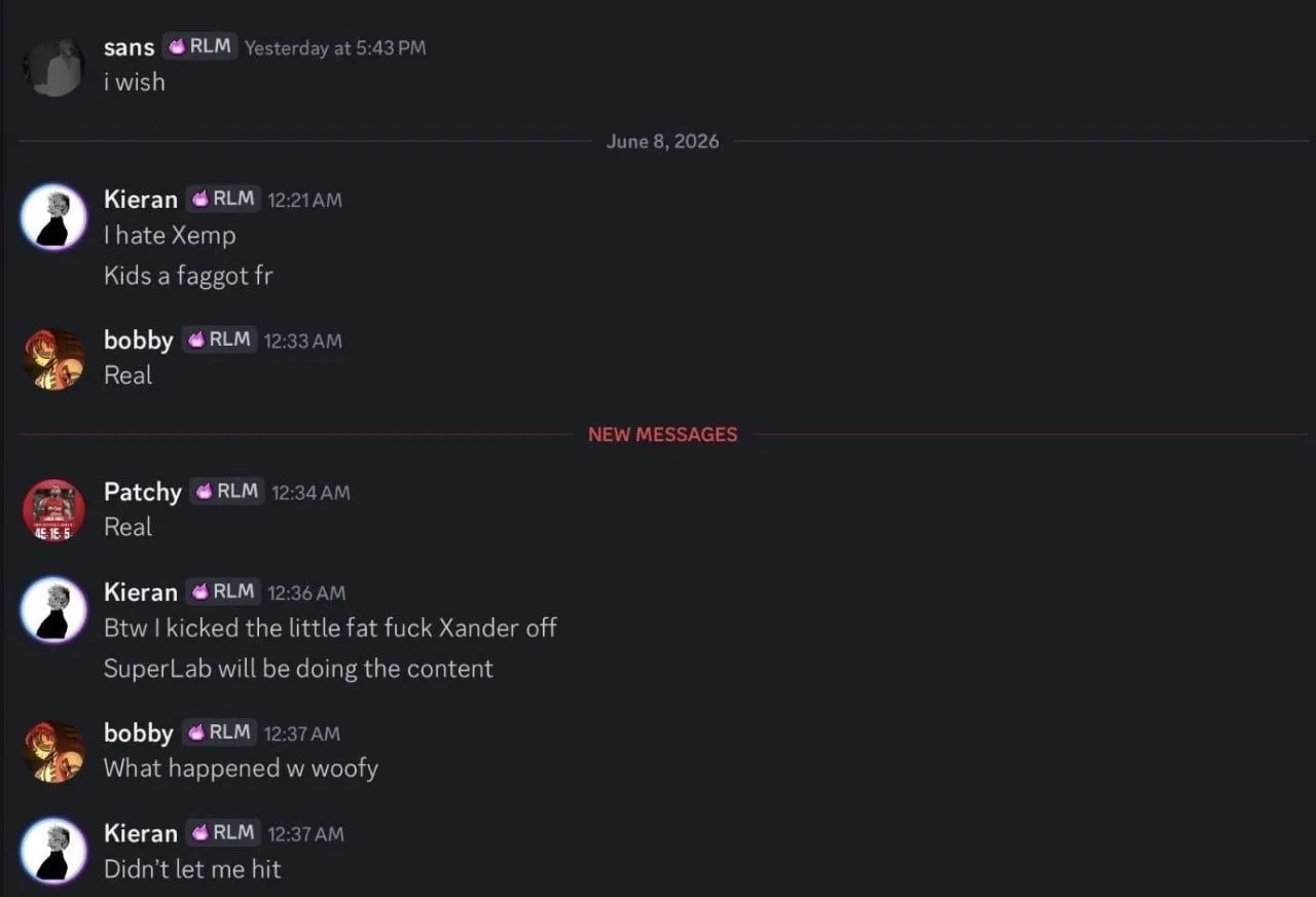 Причина бана организации

Недавно в сеть утекла переписка с Discord-канала организации «Only Realm».