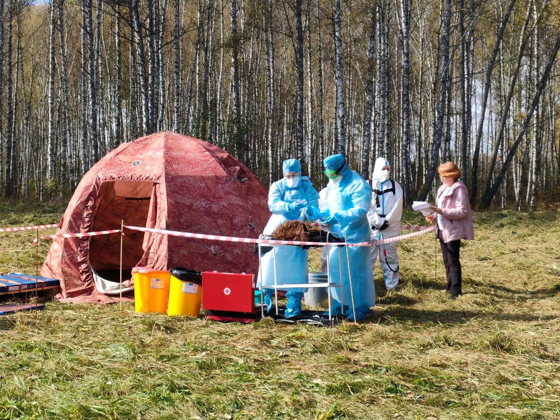 На территории Тисульского муниципального округа прошли масштабные учения, посвященные о...