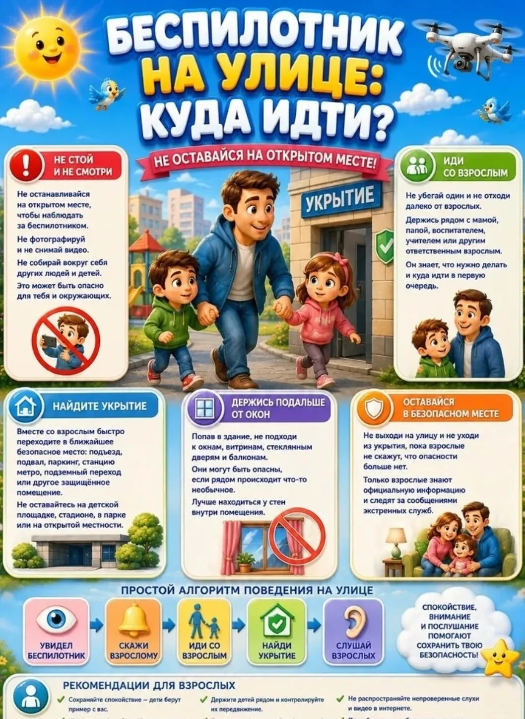 Соблюдайте алгоритм действий ❗