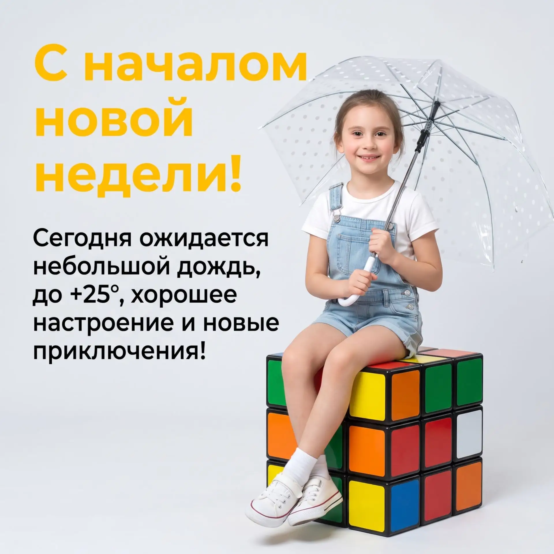 Утро понедельника — как чистый лист: на нём можно нарисовать всё, что захочется. Пусть ваша неделя с