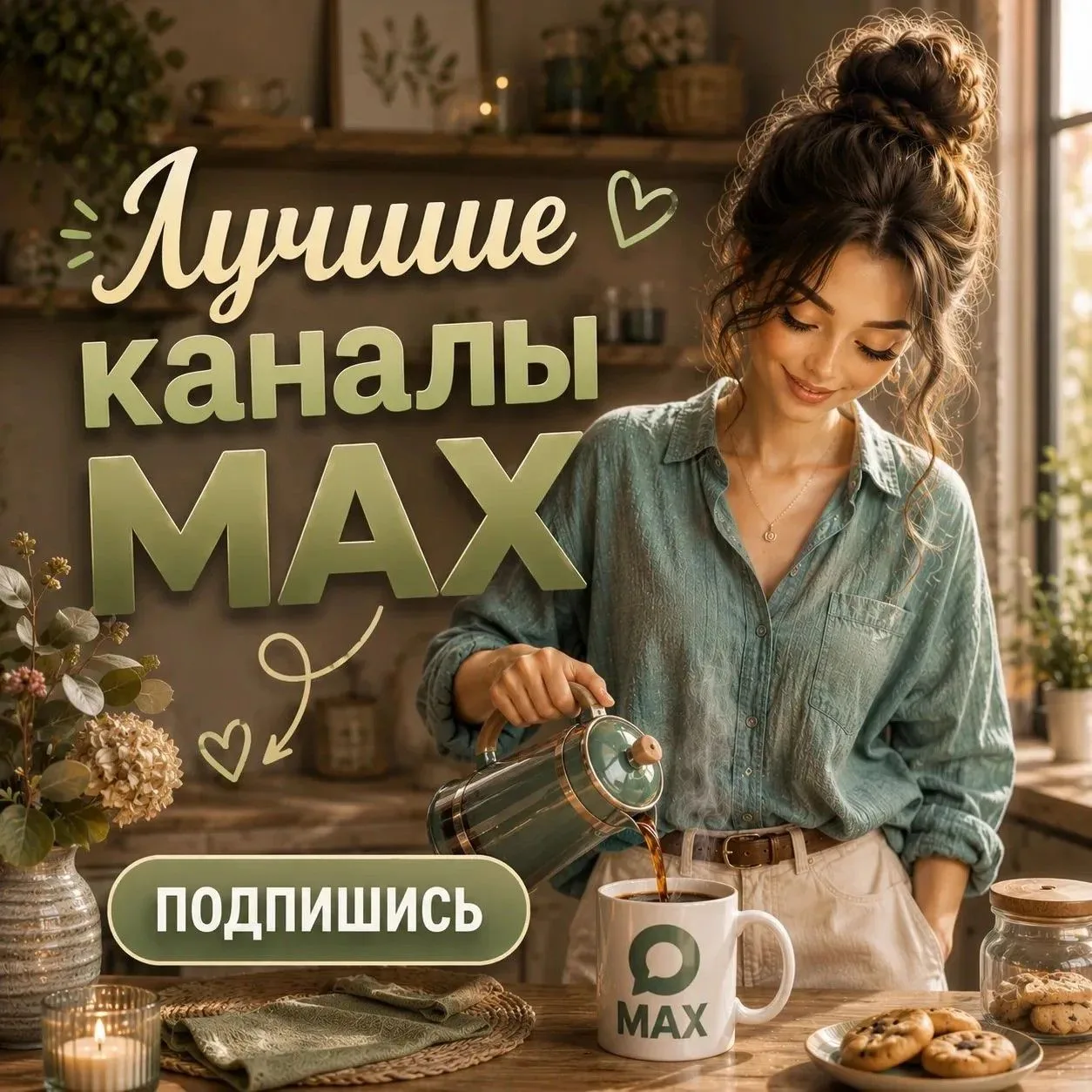 Собрали для вас лучшие каналы МАХ ✨