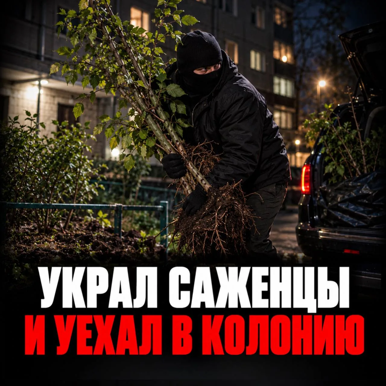 ⚠️ Обсудили свой участок – пошли выкапывать чужие деревья