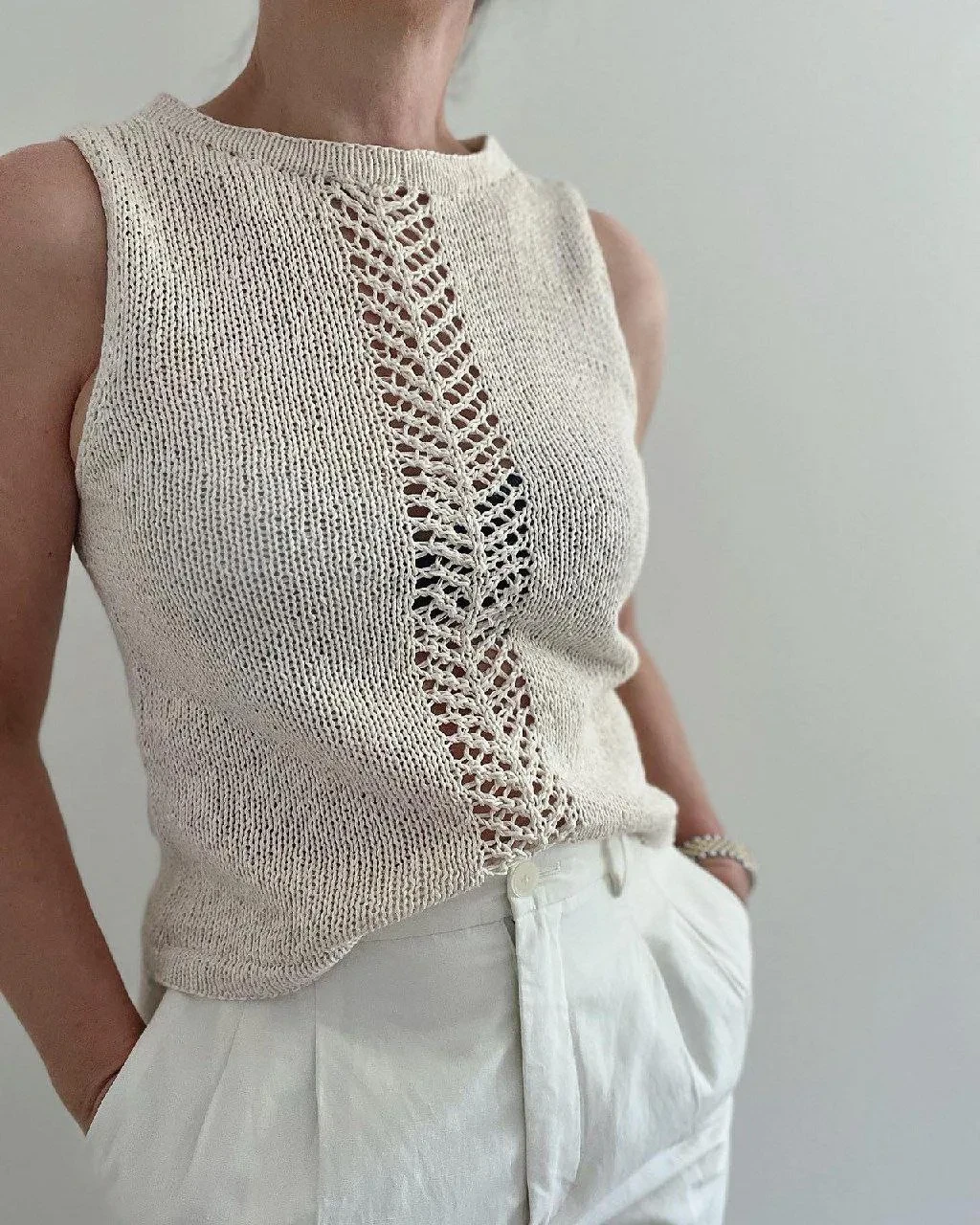 Топ yoreum top by aegyoknit