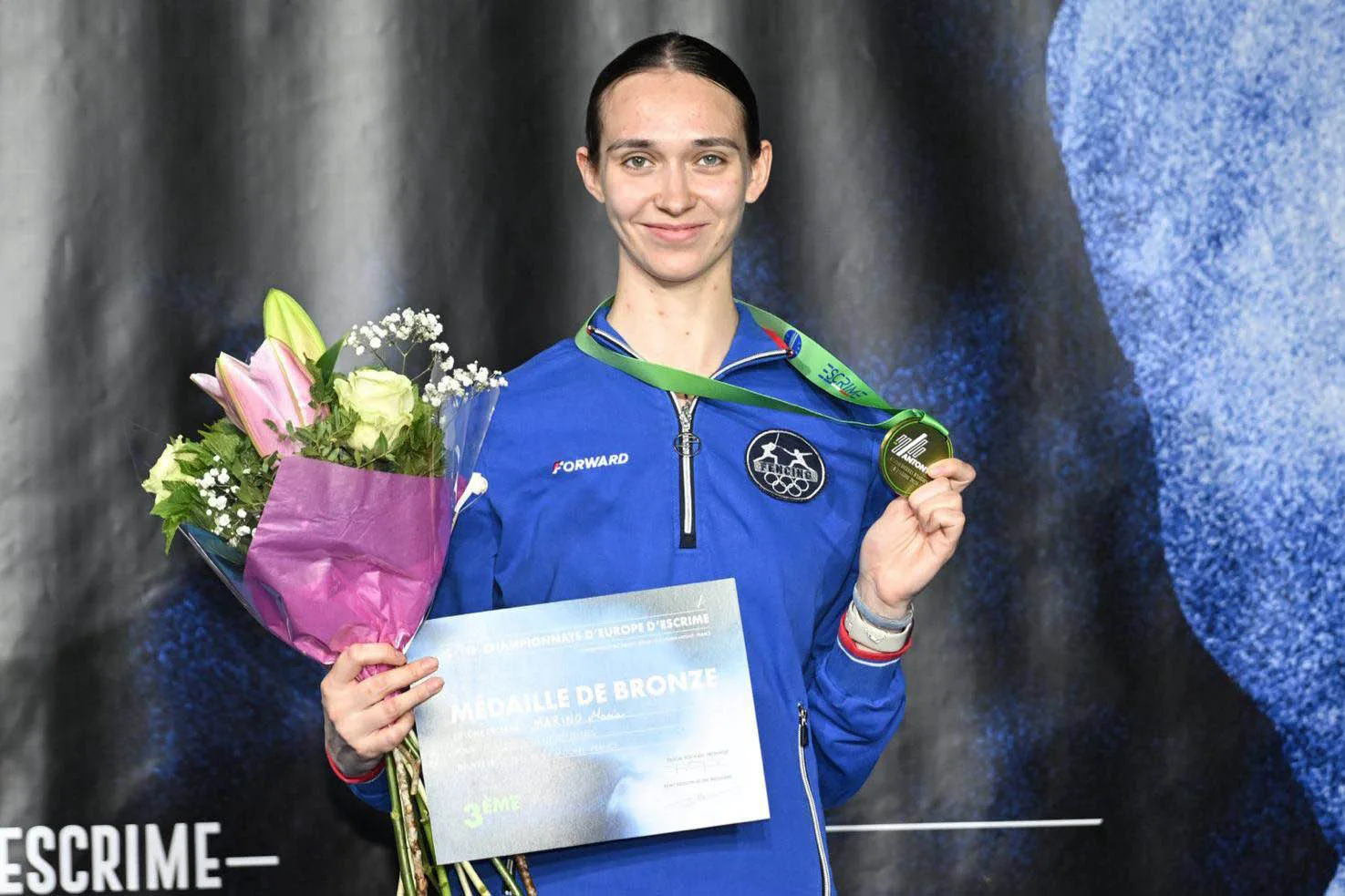 🥉 Рапиристка Владислава Пенюшкина — бронзовый призер чемпионата Европы!