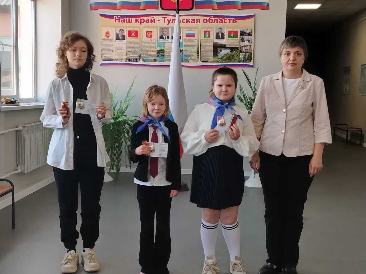🎉 Поздравляем наших учениц с заслуженными знаками ГТО!