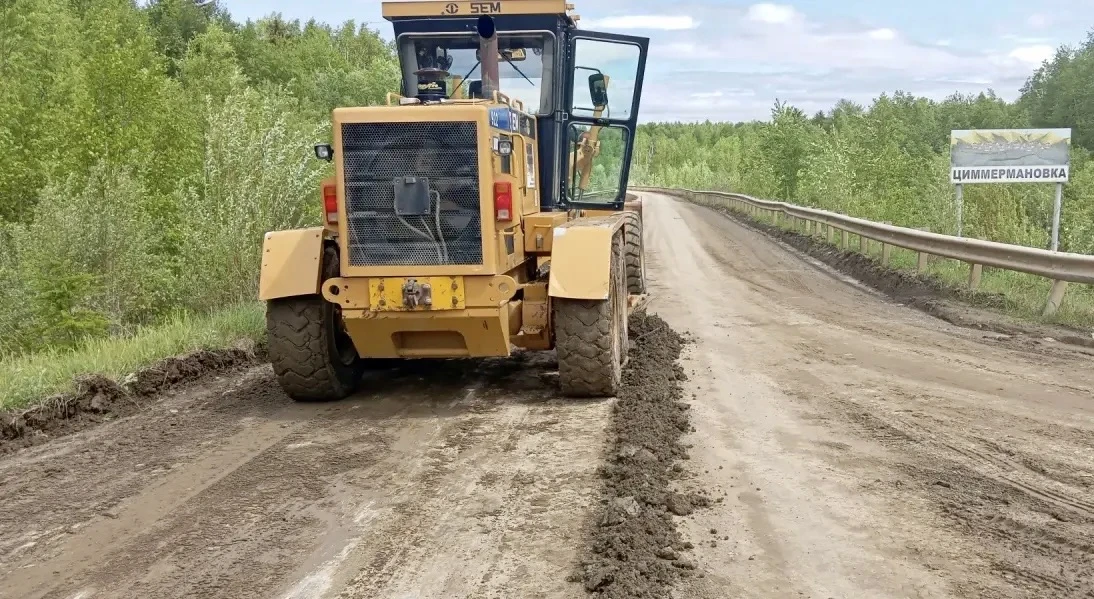 🚜 Исправление профиля автодороги «Селихино - Николаевск-на-Амуре»
