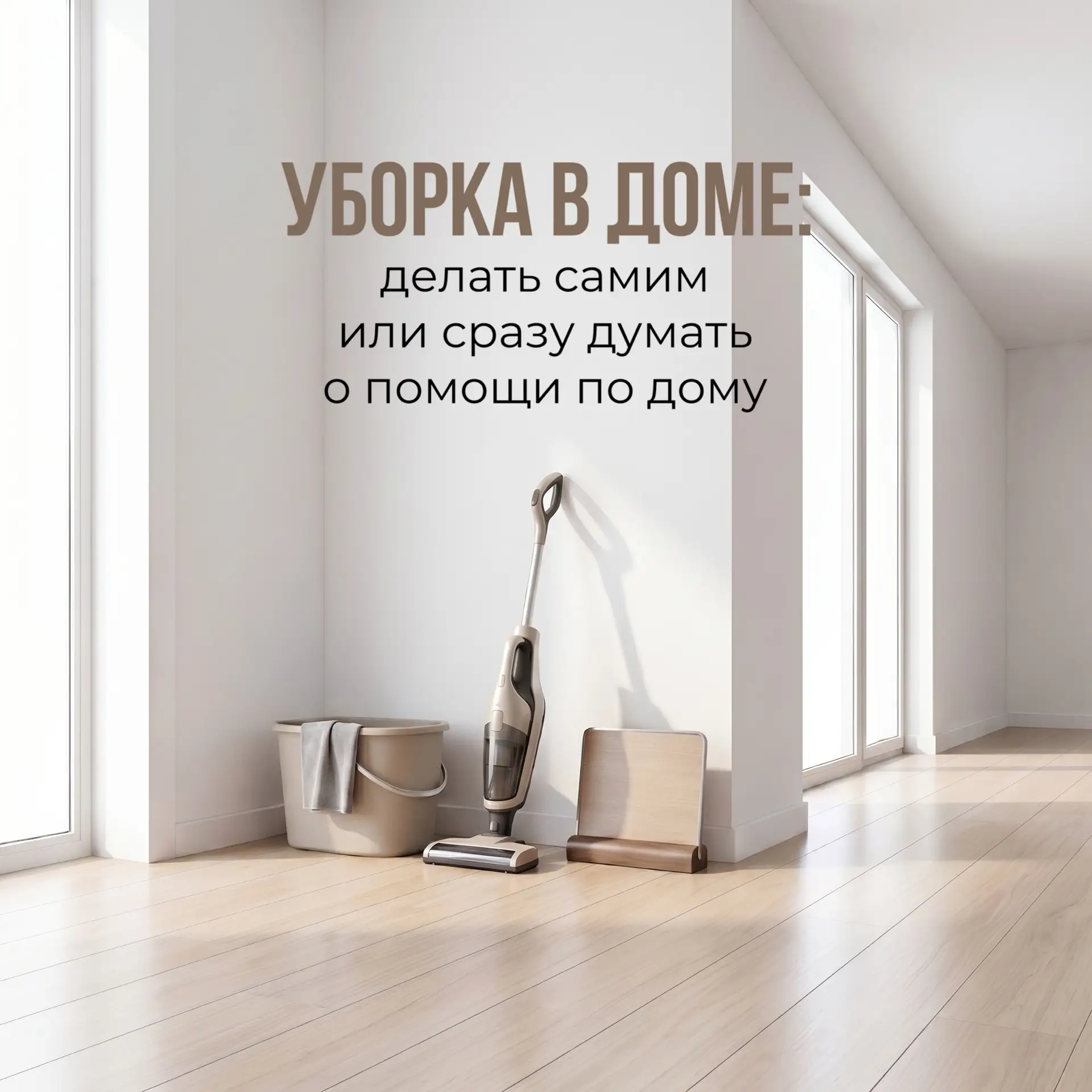 У большого дома есть очень приятная сторона: 
• Больше воздуха
• Больше света
• Больше свободы
• Нет