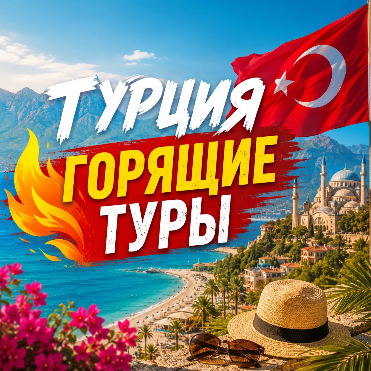 ТУРЦИЯ — ГОРЯЩИЕ на ближайшие даты!
