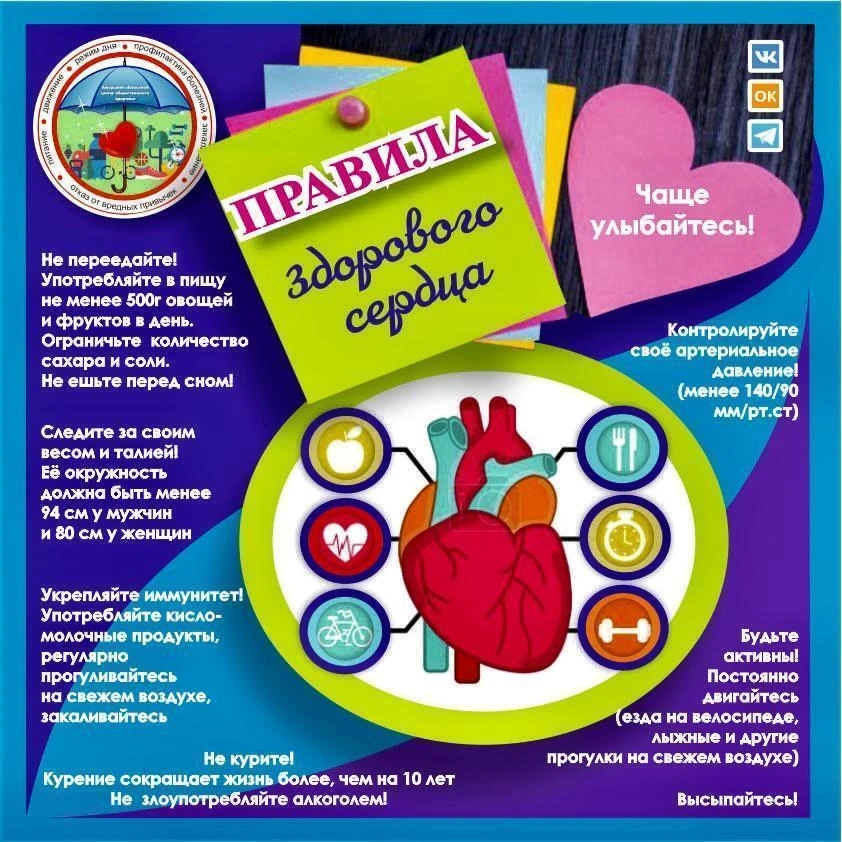 ❤️ Заботиться о своем сердце просто!