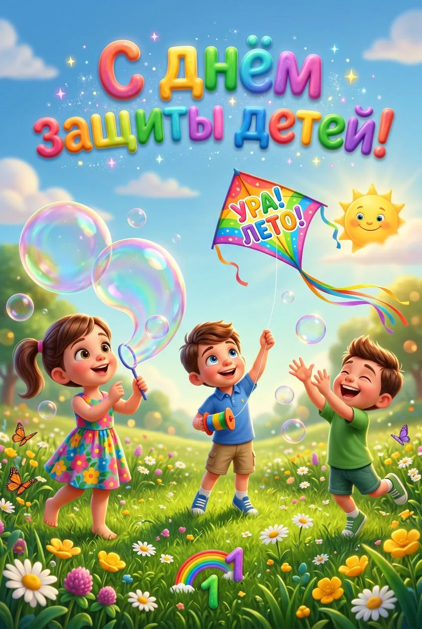 🌟 1 июня — День защиты детей! 🌈