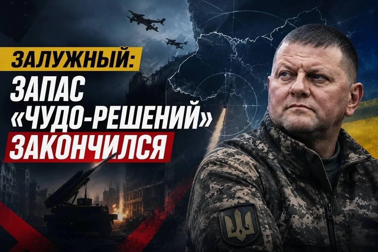 🪖 «Запас технологических решений на поле боя закончился для ВСУ» — Залужный
