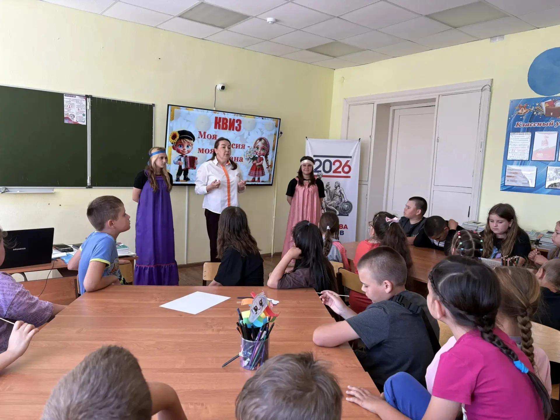 🌟💫 Четвёртый волшебный день в нашем пришкольном лагере "Алые паруса": единство, театр и Пушкинская