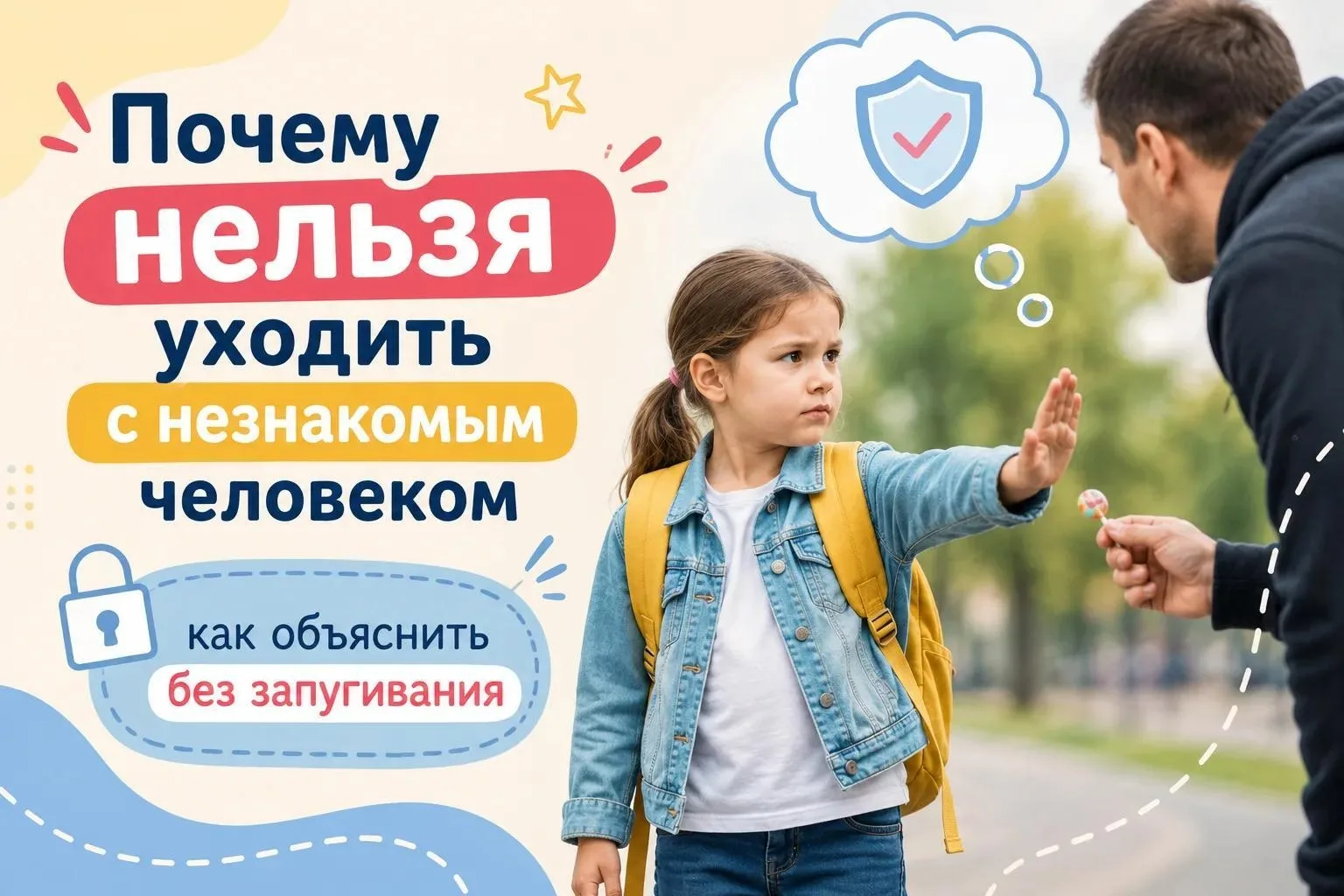 Разговор о безопасности не обязательно должен начинаться со страшилок. Ребёнку важнее н...