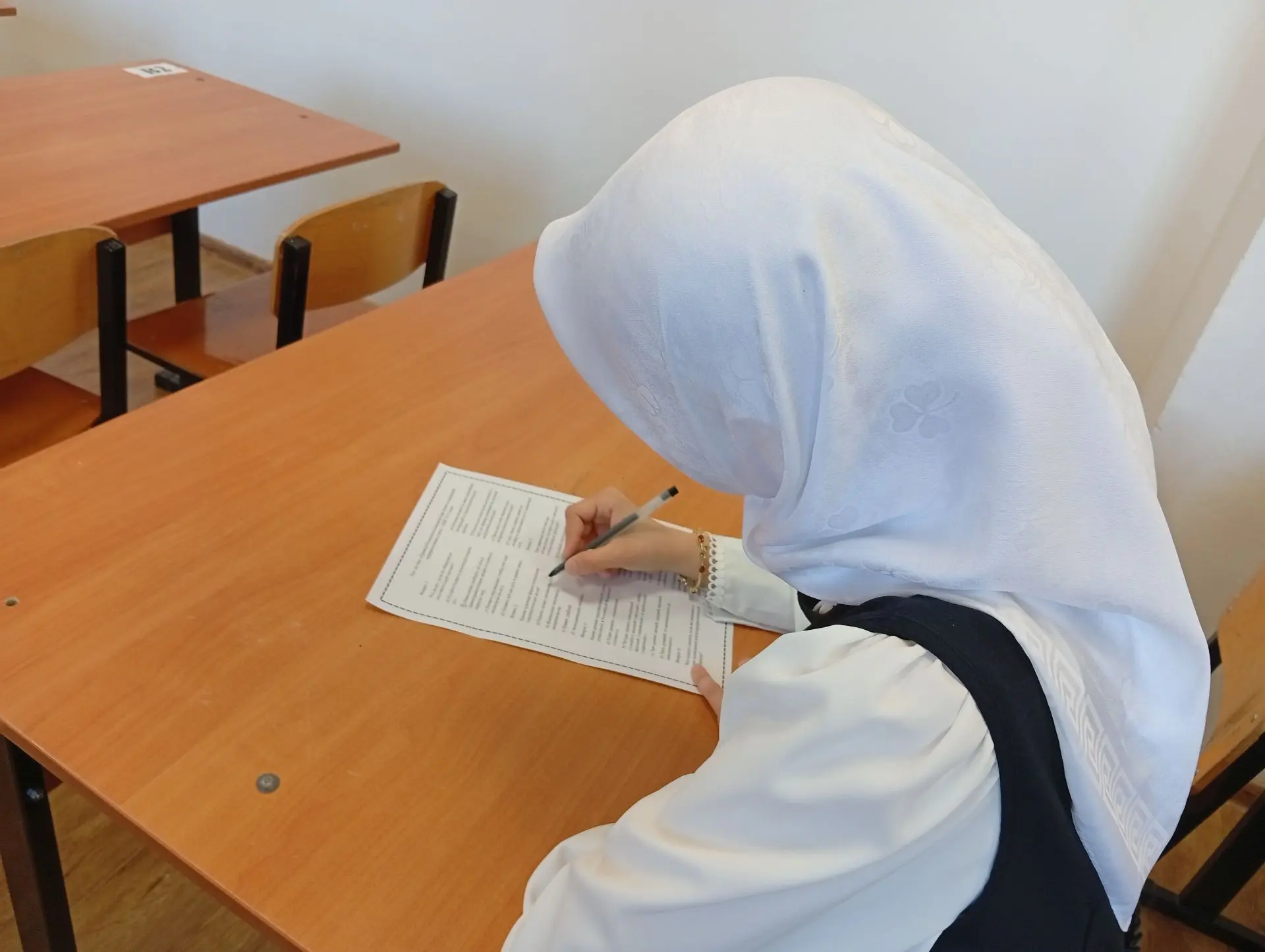 Провели тест с учащимися  11 класса  на тему «Правила безопасного поведения при угрозе ...