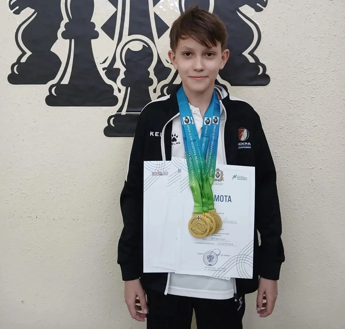 Юный хабаровчанин стал абсолютным чемпионом края по шахматам