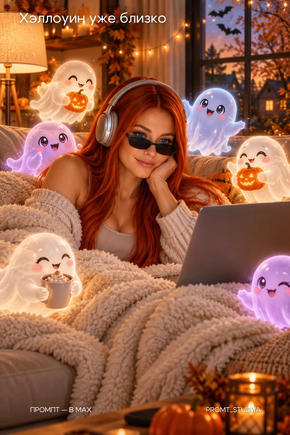 👻 Хэллоуин открываем не страшилками, а пледом.