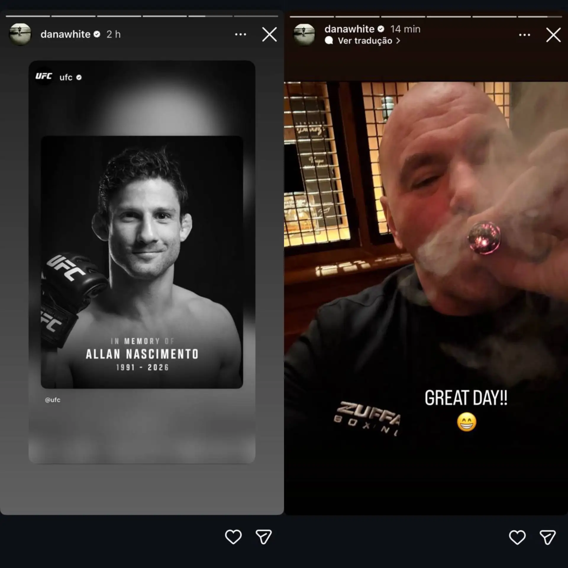Дану Уайта жёстко раскритиковали за публикацию после смерти бойца UFC
