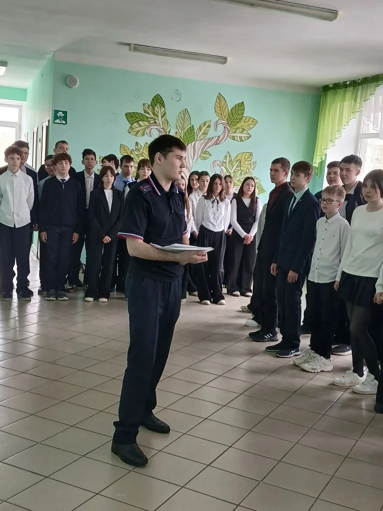 📢 Безопасность — превыше всего!  В преддверии каникул для учащихся 8–11 классов в нашей школе прошла