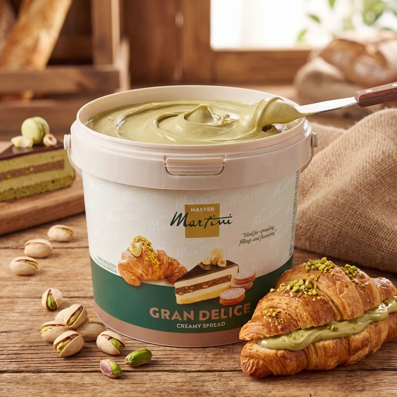 Кремовая намазка Master Martini Gran Delice Pistachio 🍰🌰