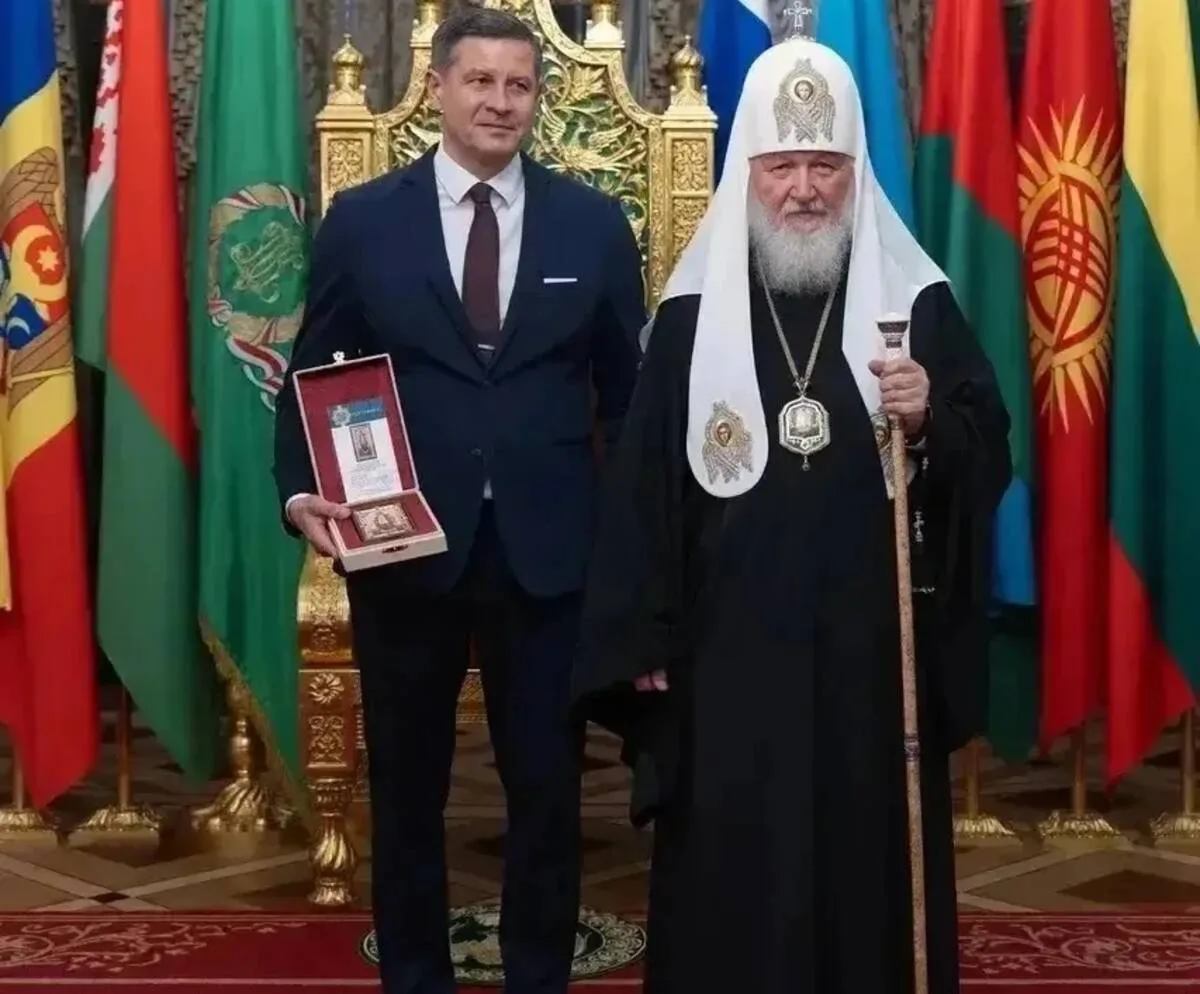 Глава Брянщины в праздник Преображения Господня встретился с Патриархом Кириллом