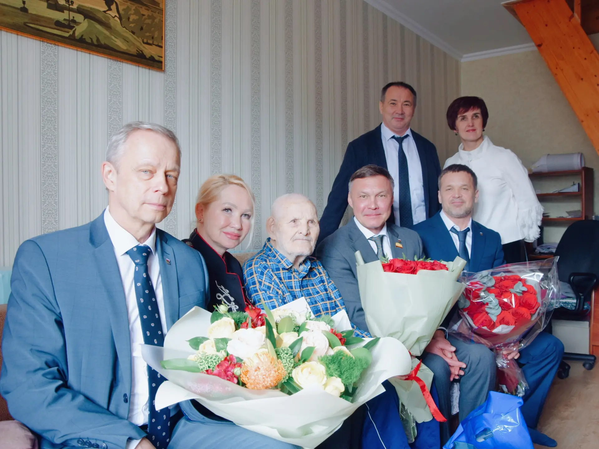 Большая честь поздравить Идриса Хангареевича Мингазова со 100-летием!