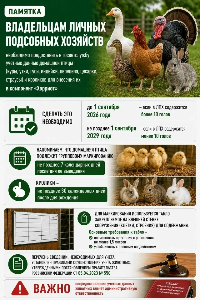 🐔 Новые правила для владельцев ЛПХ🪿🐥🐣