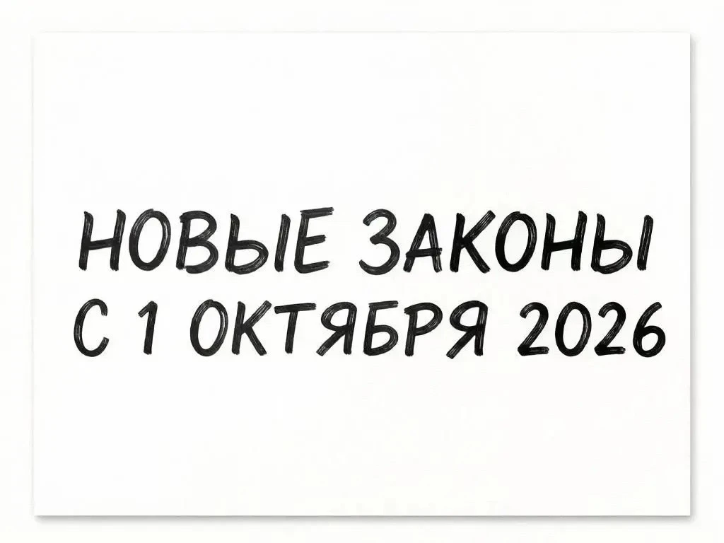 📆 Что меняется в России с 1 октября 2026 года