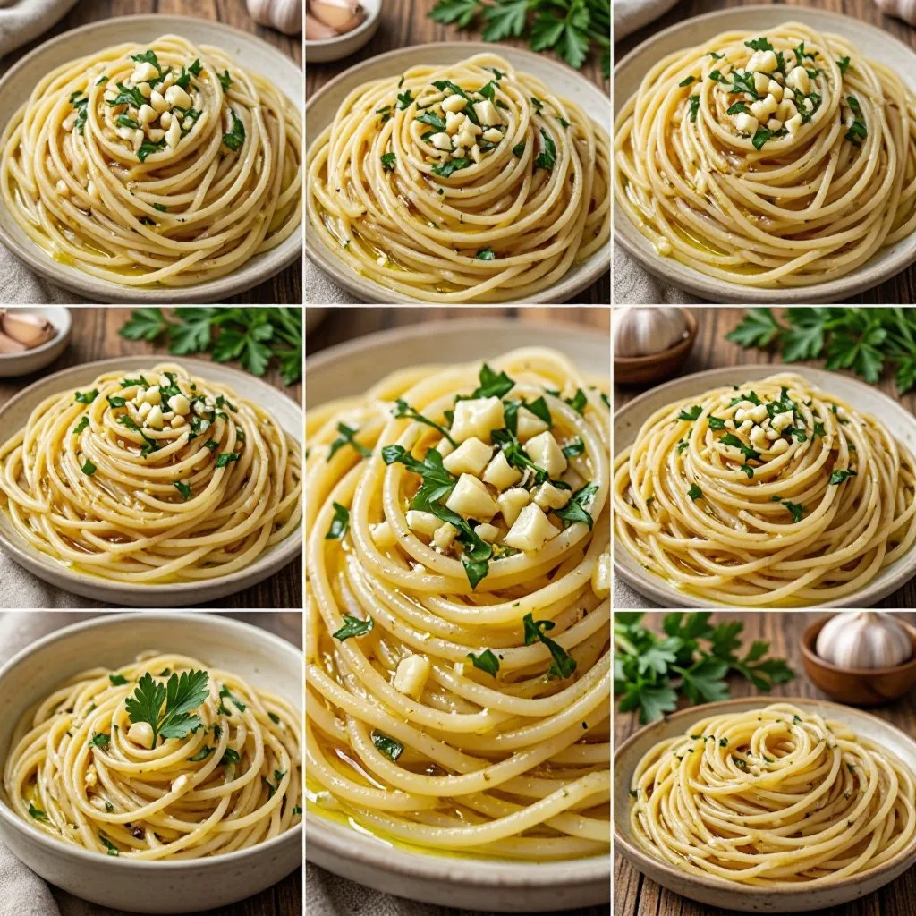 Макароны с чесноком и маслом😍
