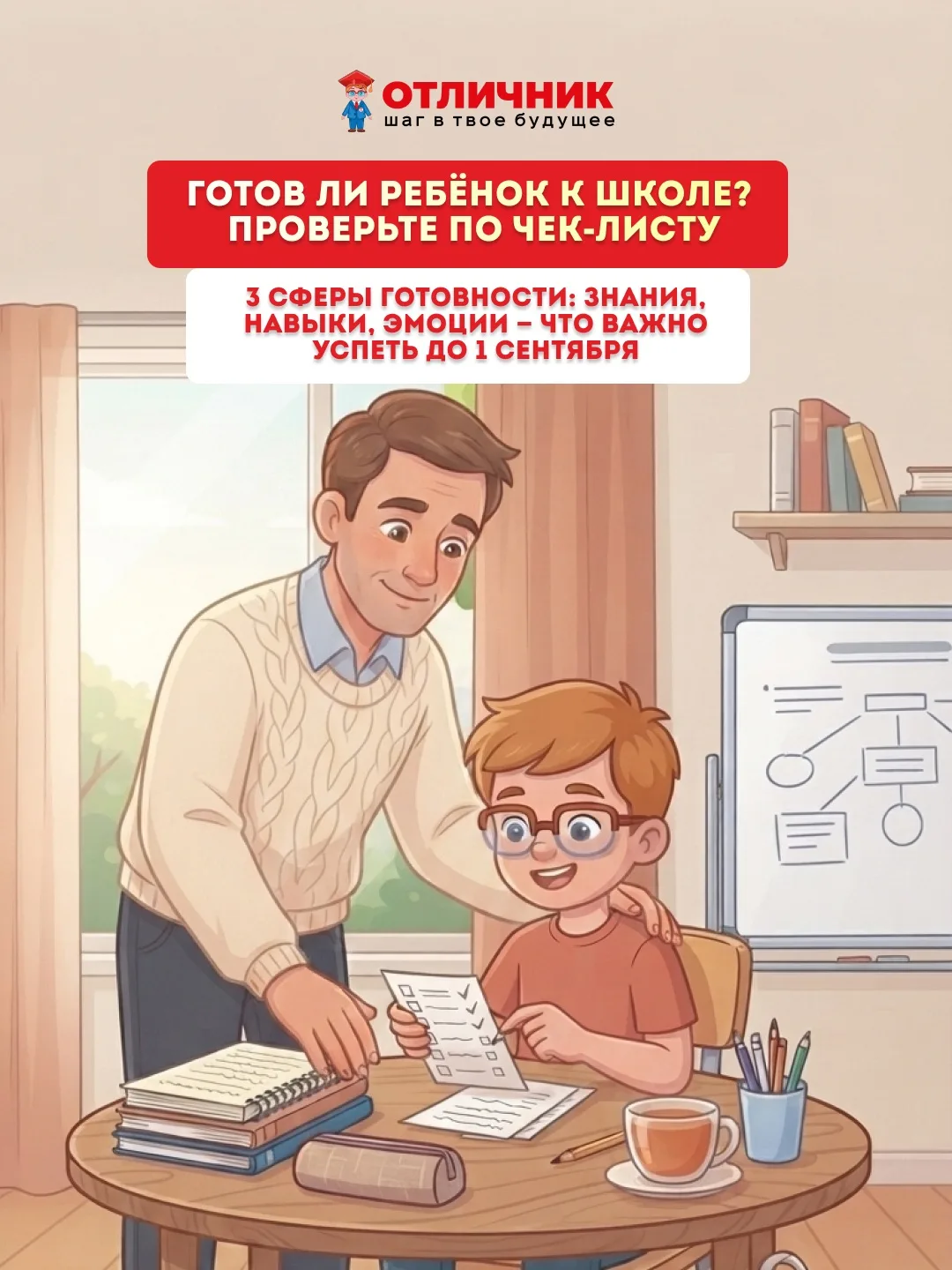 Чек-лист: готов ли ваш ребёнок к новому учебному году