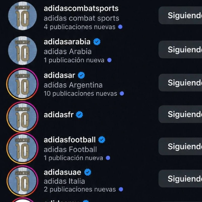 🙏 Adidas сменил аватарки по всему миру ради прощального матча Месси