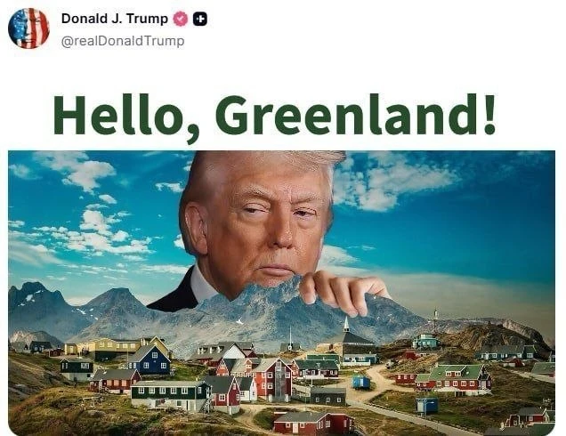 Трамп в роли Гулливера подглядывает за лилипутами Гренландии 😂.

Гренландия, спишь?