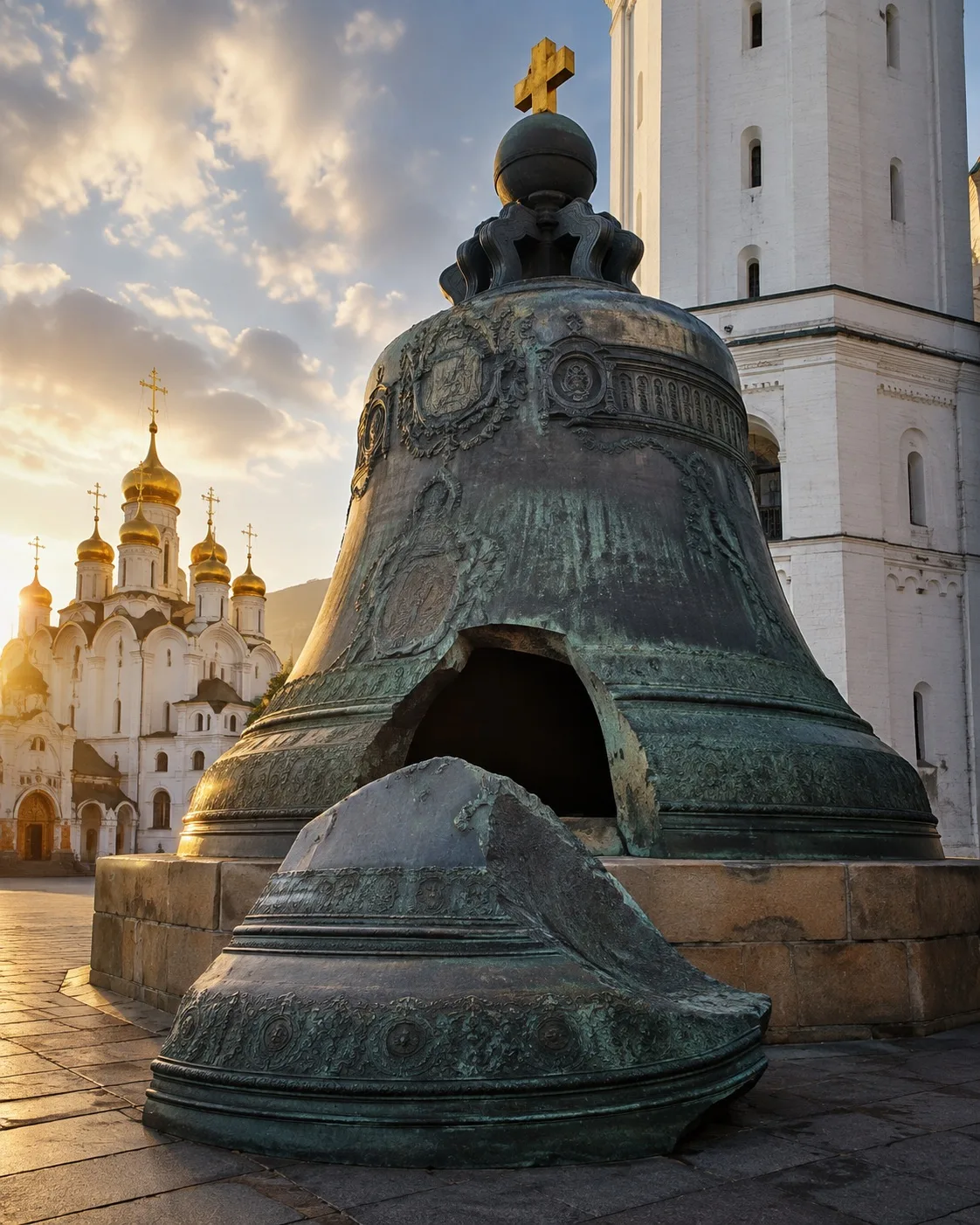 🔔 Колокол, который никогда не звонил

У Кремля стоит один из самых известных символов Москвы — Царь