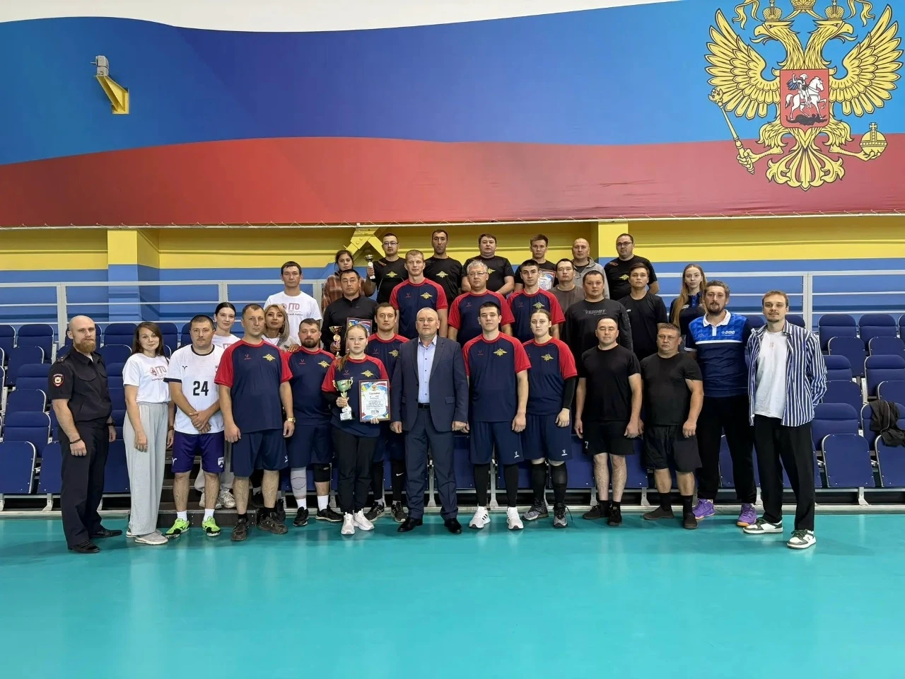 🏐🥇 Сборная УМВД Стерлитамака стала победителем турнира по волейболу