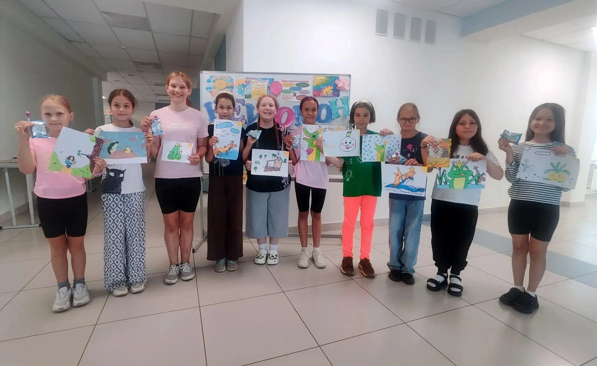 🎨 Волшебство на бумаге: в лагере «Неугомон» прошёл конкурс рисунков! ✨

В нашем пришкольном лагере 