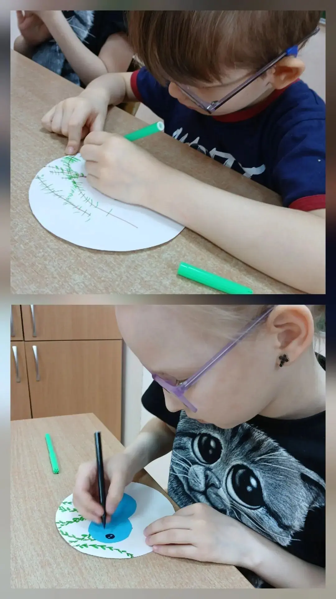 🕊️ Аппликация «Птичка» — интересное и полезное занятие для детей! 🎨✨