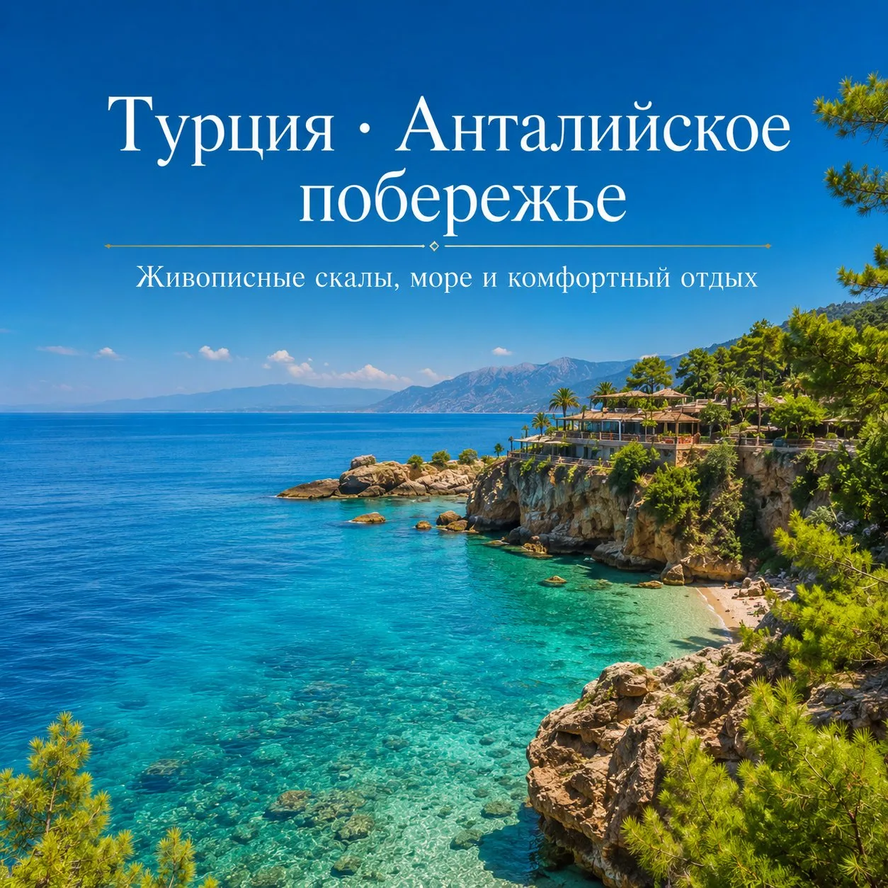 ✨ Туры в Турцию · Анталийское побережье