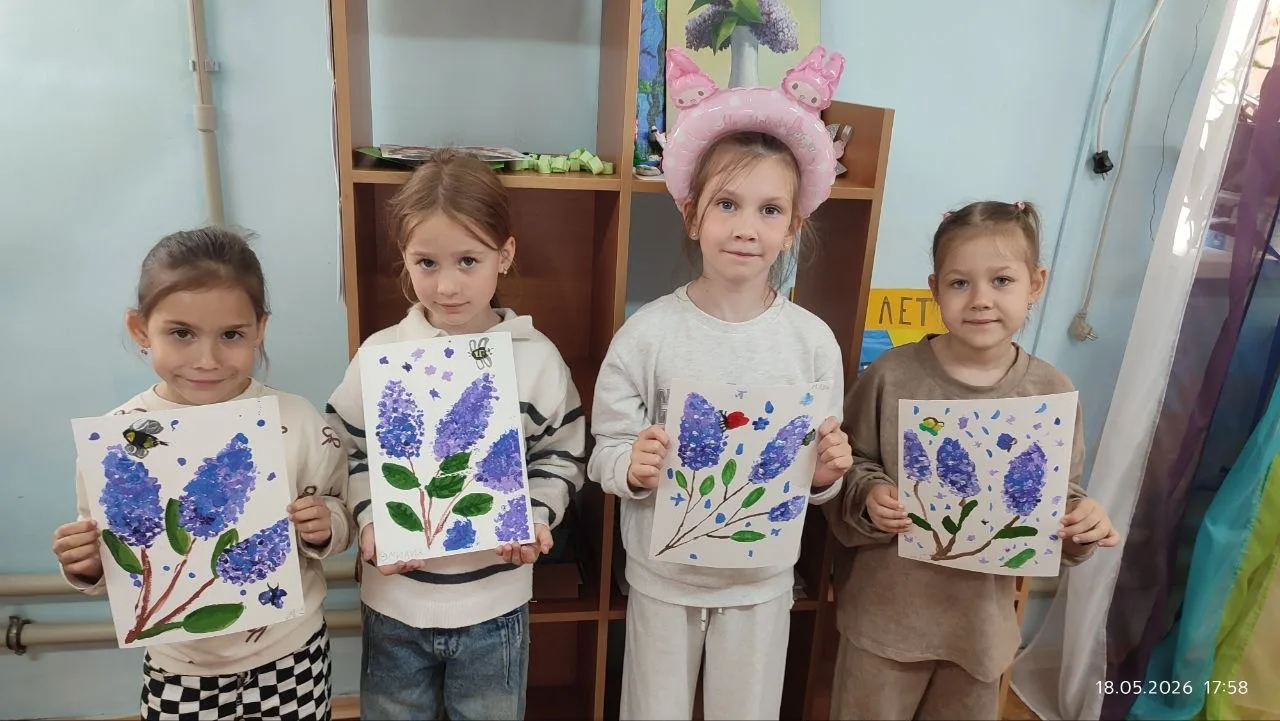 Мастер-класс «Сиреневое настроение» 💜💜💜
В нашей студии случилось настоящее весеннее чудо! Ребята 