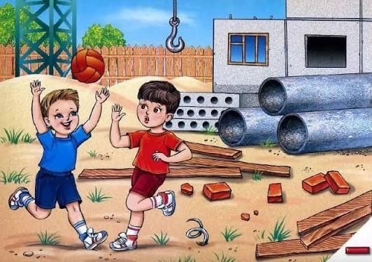 🏚️ Стоп! Туда нельзя!
Дети любят заброшки, думая, что это «крутой квест». На самом деле это ловушка