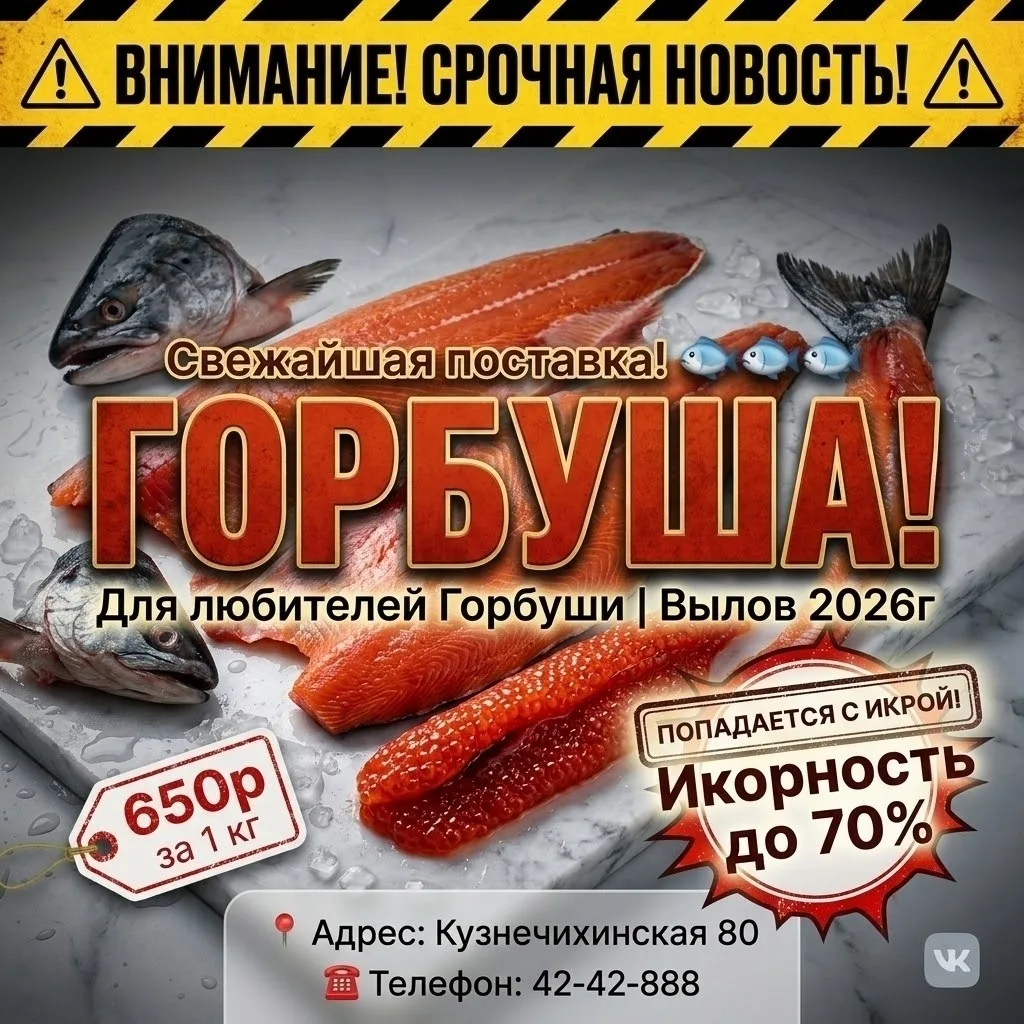 ​🚨 ВНИМАНИЕ! СРОЧНАЯ НОВОСТЬ ДЛЯ ВСЕХ ЛЮБИТЕЛЕЙ РЫБЫ! 🚨