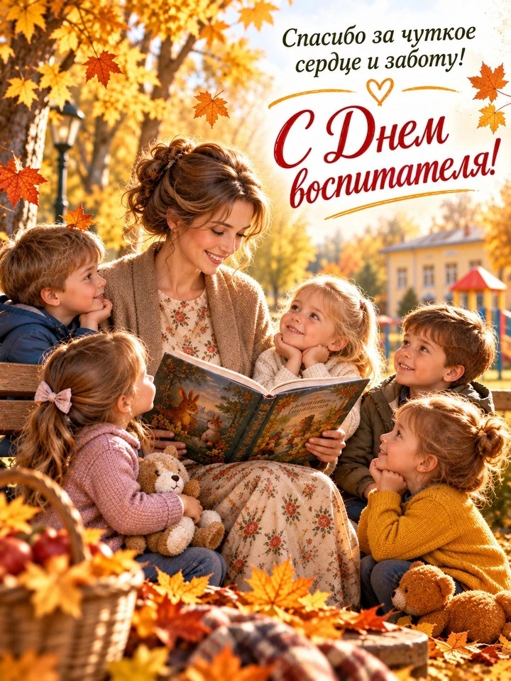 День воспитателя и всех дошкольных работников!🎨✨ — отличный повод сказать «спасибо» те...