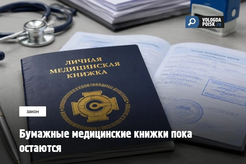 Бумажные медкнижки останутся ещё на год