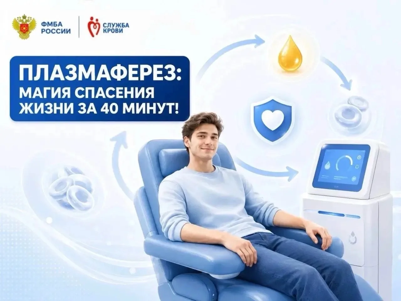 💧Плазмаферез: спасение жизни за 40 минут!