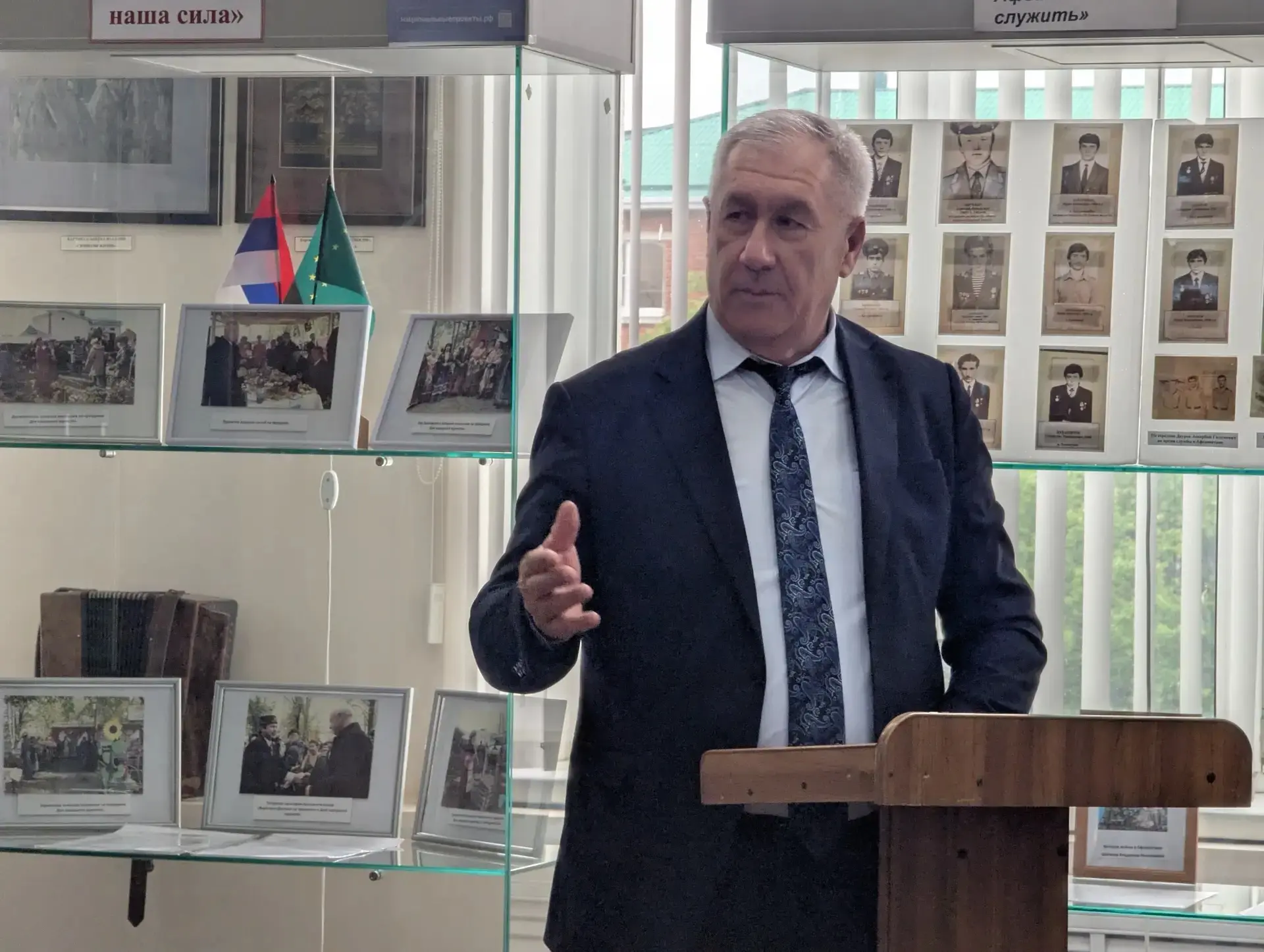 Председатель СНД ,руководитель фракции ВПП «Единая Россия» в СНД А.Меретуков, принял участие в мероп
