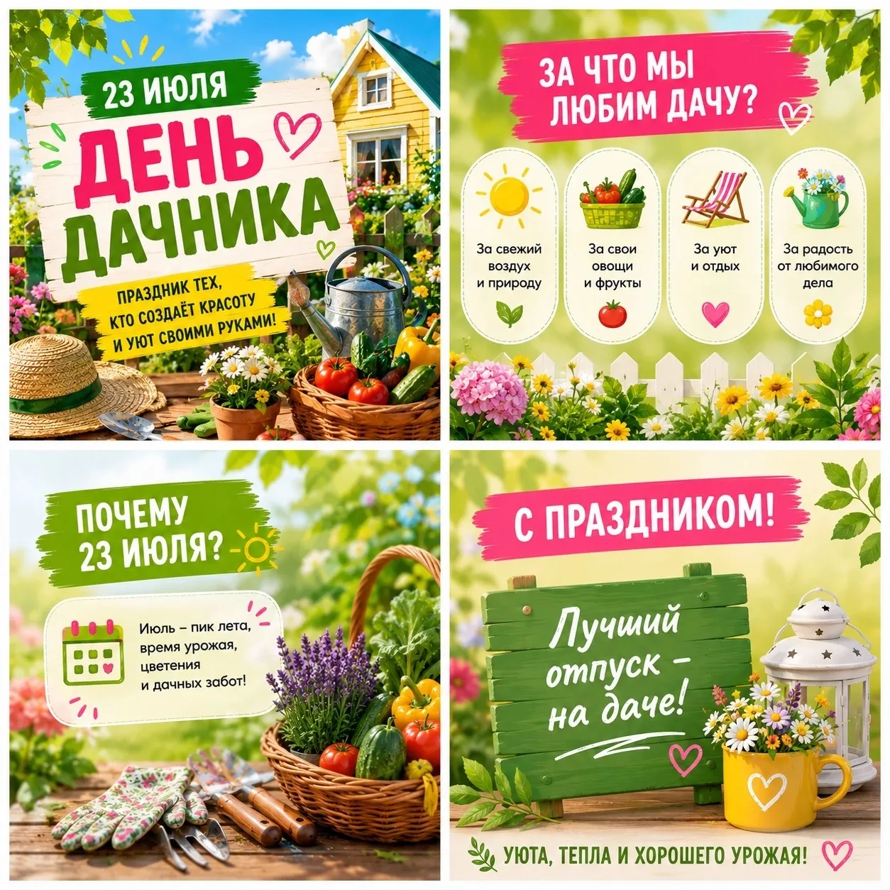 🎉 С Днём дачника! 🎉