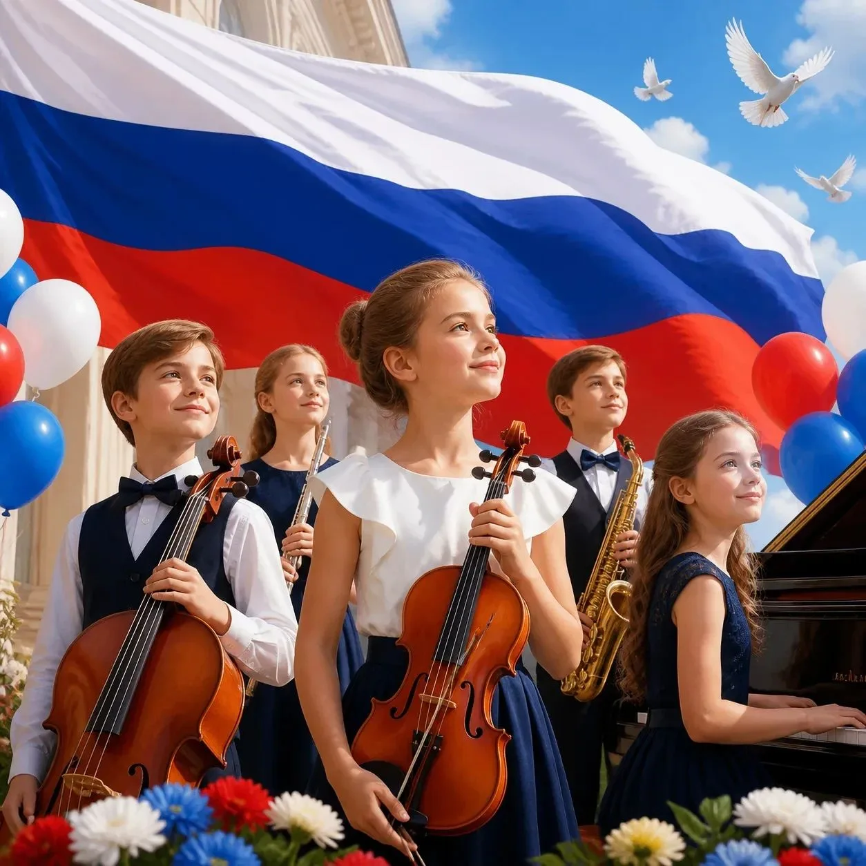 🇷🇺  22 августа - День Государственного флага Российской Федерации