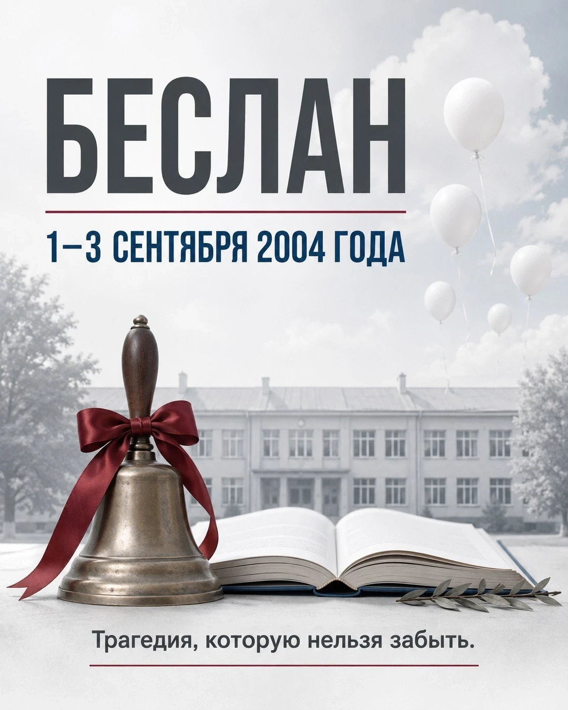 🗓️ 3 сентября — день, когда мы вспоминаем тех, чьи жизни оборвал терроризм.